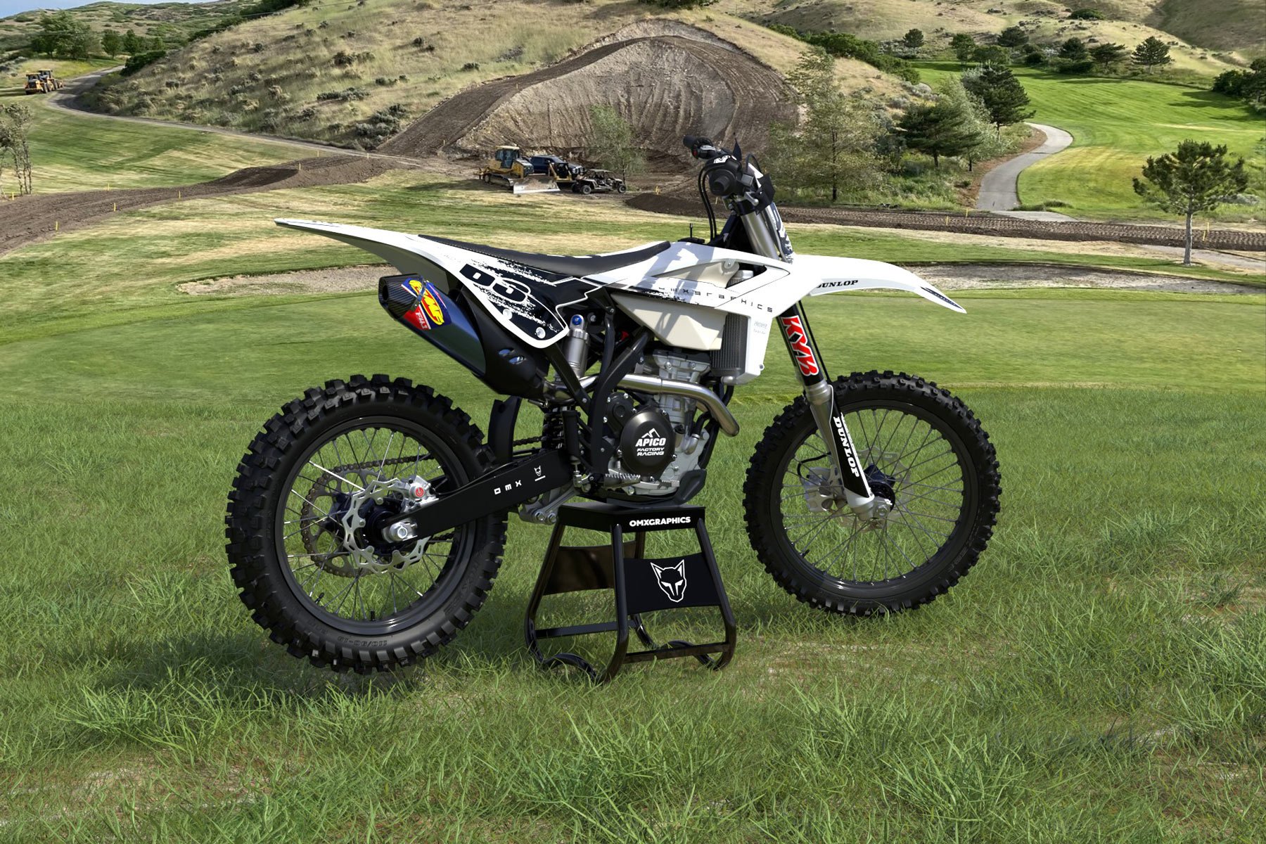 MX Graphics for Beta Dirt Bike Hangout Promo