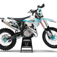 MX Graphics for Sherco Dirt Bike Hangout Blue