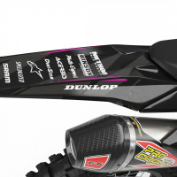 MX Graphics for Suzuki Dirt Bike Frost Pink Tail