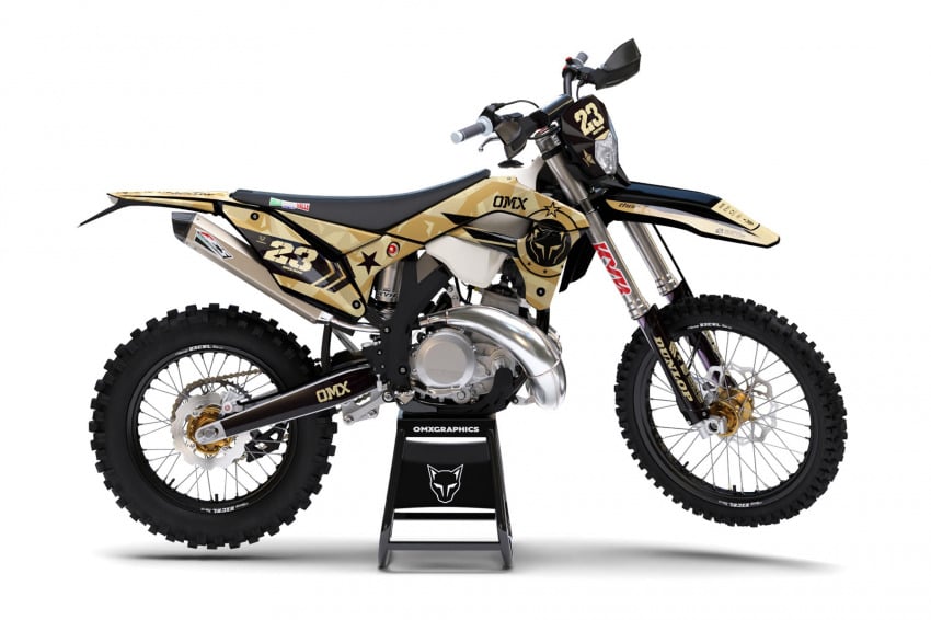 Mx Graphics Kit for Sherco Dirt Bike Army Sand
