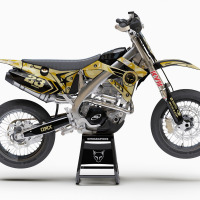 Mx Graphics Kit for TM Racing Dirt Bike Army Sand