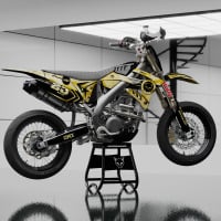 Mx Graphics Kit for TM Racing Dirt Bike Army Sand Promo