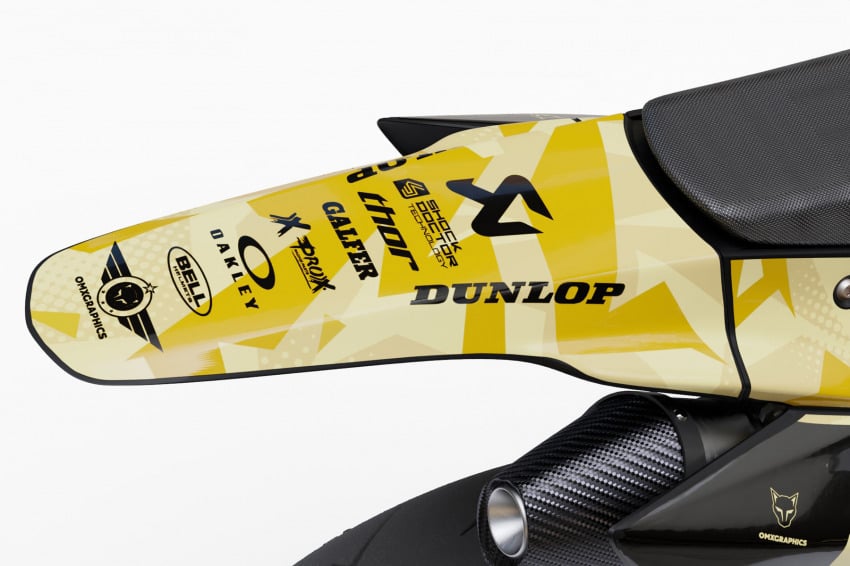 Mx Graphics Kit for TM Racing Dirt Bike Army Sand Tail