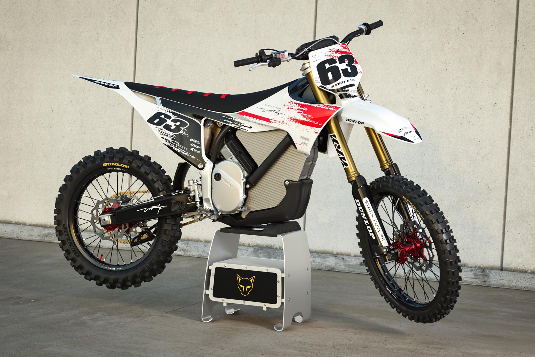 Dirt Bike Graphics Design for Stark Varg Hangout Promo