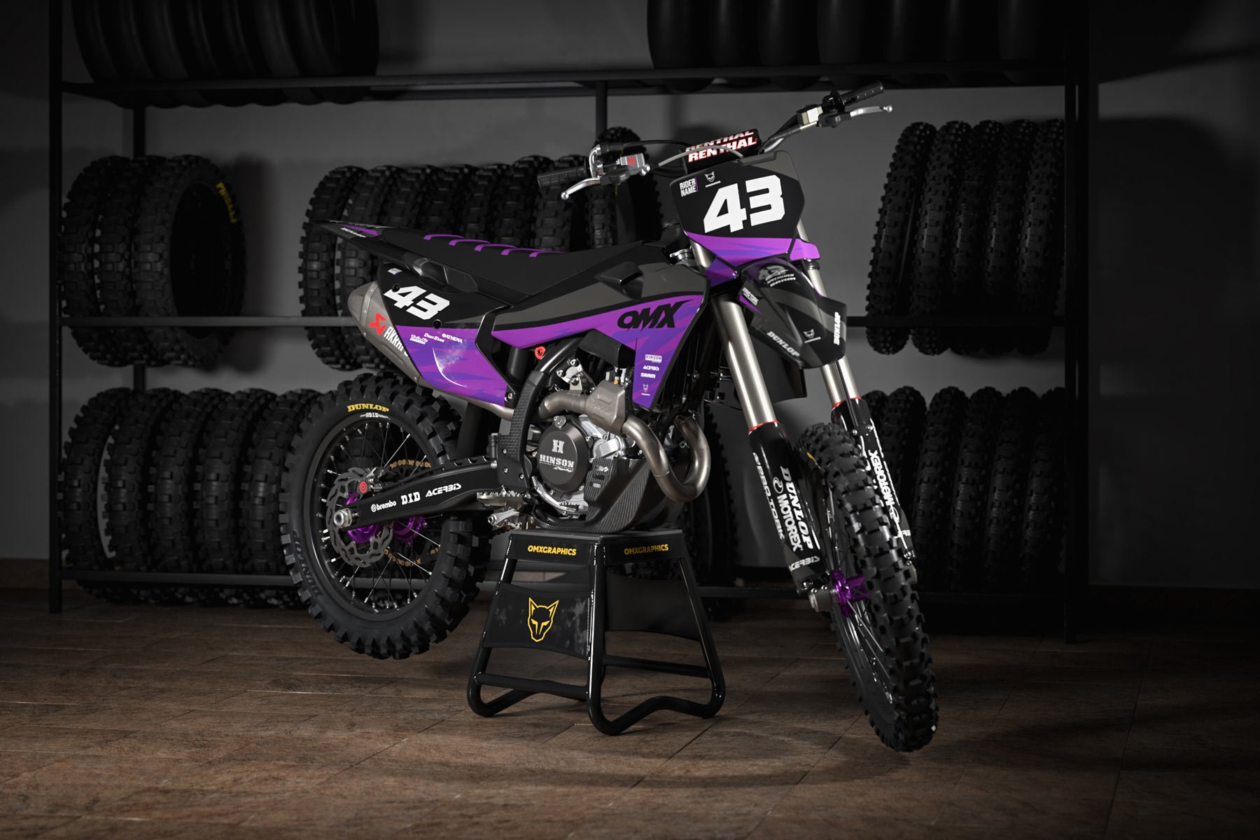 Dirt Bike Graphics Kit for Husqvarna Frost 2 Promo