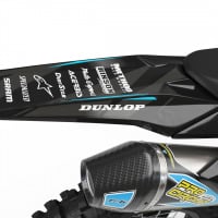 Dirt Bike Graphics Kit for Suzuki Frost Blue Tail