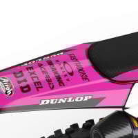 Dirt Bike Graphics Kit for Triumph Bandit Pink Tail