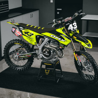 Dirt Bike Graphics Kit for Triumph Motorcycle Vandal Promo