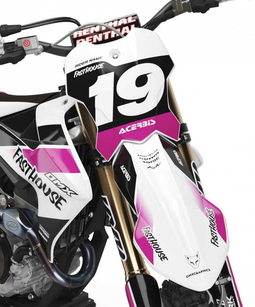 Dirt Bike Graphics Kit for Triumph Phantom Front