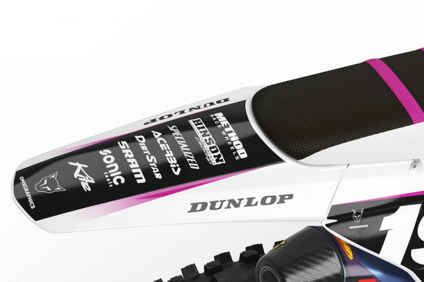 Dirt Bike Graphics Kit for Triumph Phantom Tail