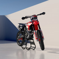Dirt Bike Graphics for Beta Local Red Promo