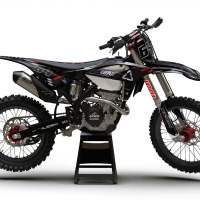 Dirt Bike Graphics for Beta Rhyme Black