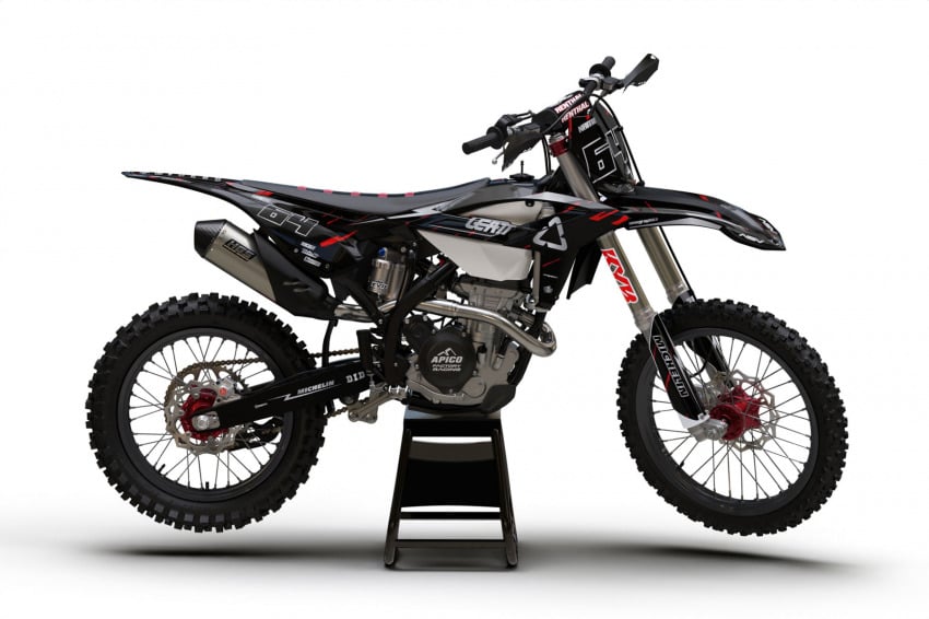 Dirt Bike Graphics for Beta Rhyme Black