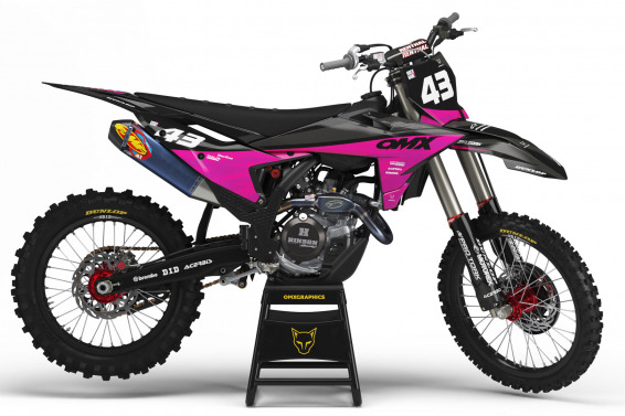Dirt Bike Graphics for KTM Frost Pink