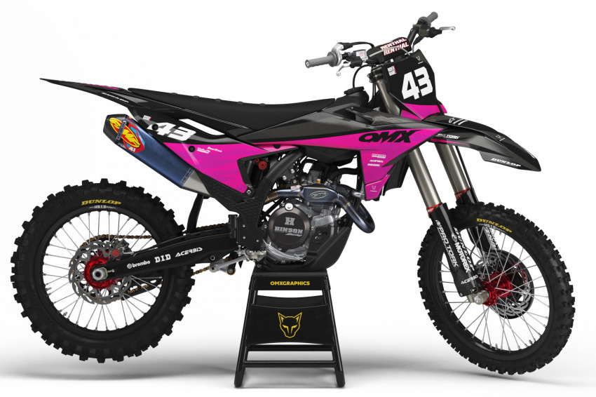 Dirt Bike Graphics for KTM Frost Pink