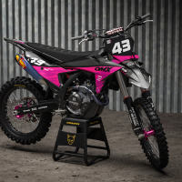 Dirt Bike Graphics for KTM Frost Pink Promo