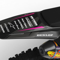 Dirt Bike Graphics for KTM Frost Pink Tail