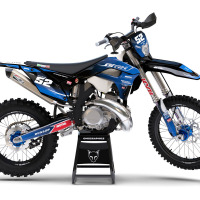 Dirt Bike Graphics for Sherco Ominous Blue