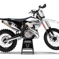 Dirt Bike Graphics for Sherco Race White