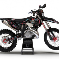 Dirt Bike Graphics for Sherco Rhyme Black