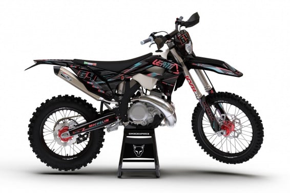 Dirt Bike Graphics for Sherco Rhyme Black