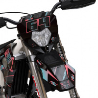 Dirt Bike Graphics for Sherco Rhyme Black Front