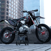 Dirt Bike Graphics for Sherco Rhyme Black Promo