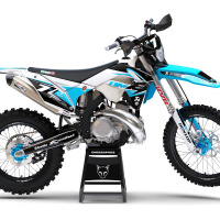 Dirt Bike Graphics for Sherco Thunder Blue