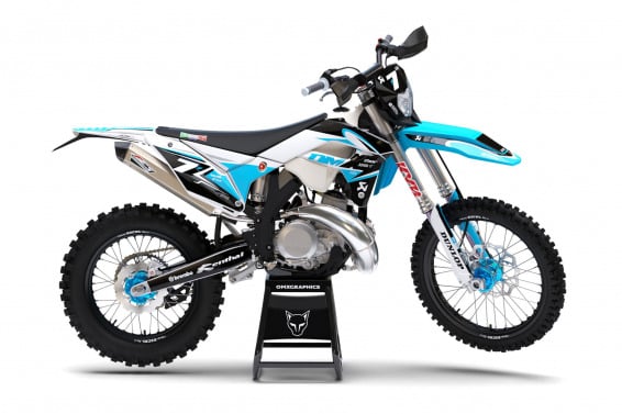 Dirt Bike Graphics for Sherco Thunder Blue