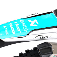 Dirt Bike Graphics for Sherco Thunder Blue Tail