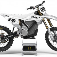 Dirt Bike Graphics for Stark Varg Creed Grey