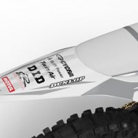 Dirt Bike Graphics for Stark Varg Creed Grey Tail