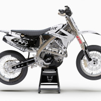 Dirt Bike Graphics for TM Racing Hangout White