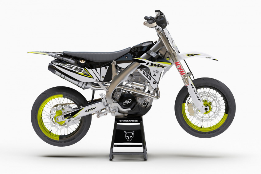 Dirt Bike Graphics for TM Racing Yellow Enigma