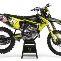 Dirt Bike Graphics for Triumph Smash Yellow