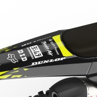 Dirt Bike Graphics for Triumph Smash Yellow Tail