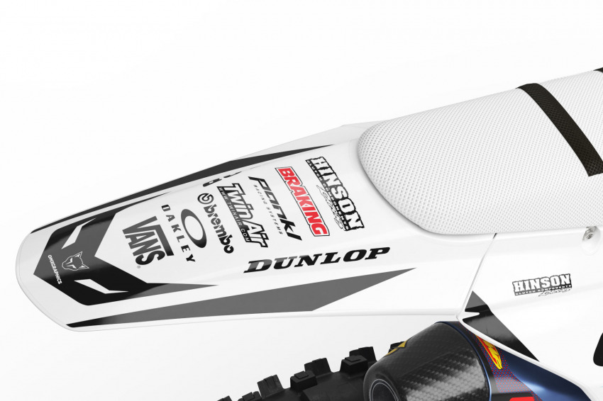 Dirt Bike Graphics for Triumph Torch Blue Tail