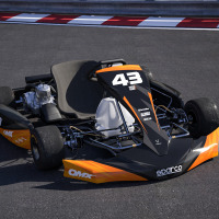 Go Kart Graphics Kit Frost Orange Promo