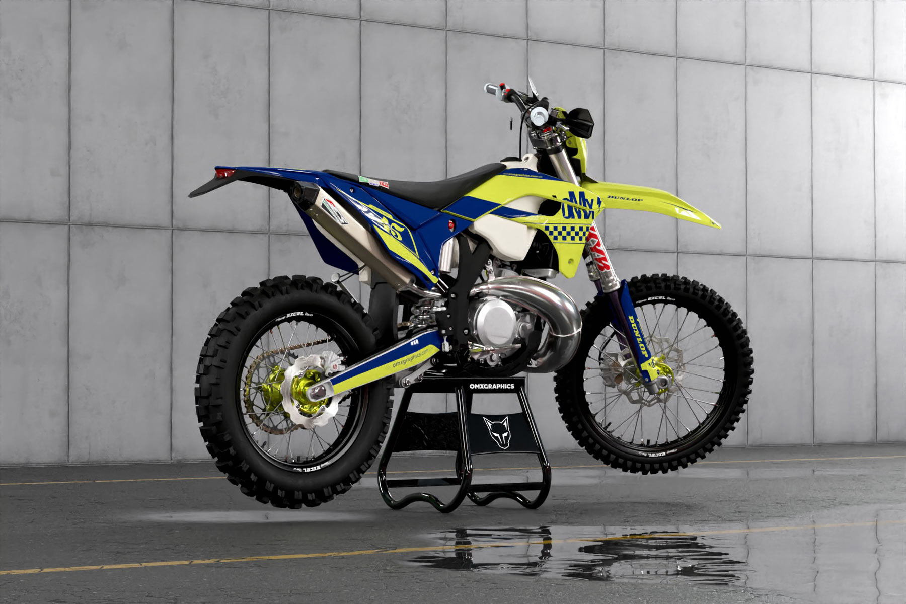 Race Dirt Bike Graphics for Sherco Promo