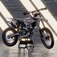 White MX Graphics Kit for Beta Dirt Bike Rhyme Promo