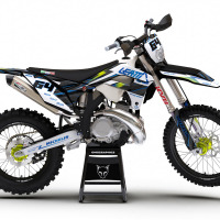Custom Dirt Bike Graphics Kit for Sherco Rhyme