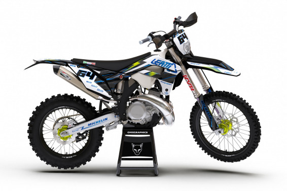 Custom Dirt Bike Graphics Kit for Sherco Rhyme