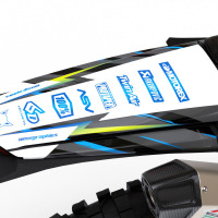 Custom Dirt Bike Graphics Kit for Sherco Rhyme Rear