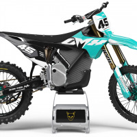 Custom Dirt Bike Graphics Kit for Stark Varg Local Teal