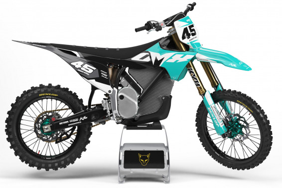 Custom Dirt Bike Graphics Kit for Stark Varg Local Teal