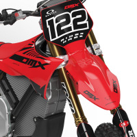 Red Mx Graphics for Stark Varg Chimera Front