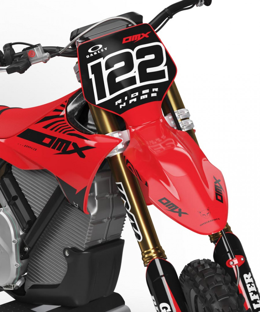 Red Mx Graphics for Stark Varg Chimera Front