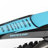 Triumph Dirt Bike Graphics Kit Punch Blue Rear