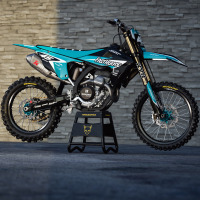 Triumph Dirt Bike Graphics Kit Stealth Promo