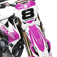 Triumph Dirt Bike Graphics Kit Torch Front